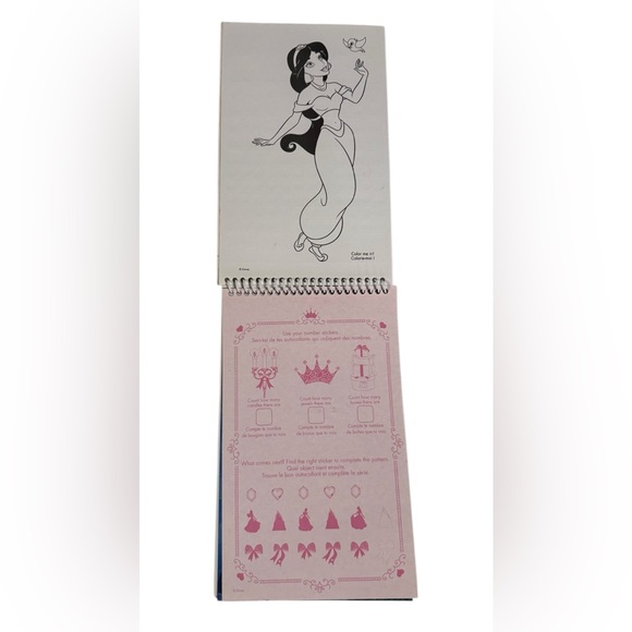 Disney Princess Stickerbook & Activity Pad with Princess Canvas Bag & 8 Markers - Picture 5 of 13